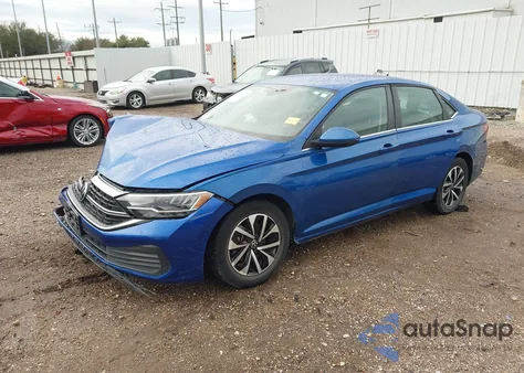 2022 Volkswagen Jetta 1.5T S из США, поврежденный, VIN 3VWCM7BU5NM014570